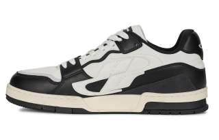 HARSH AND CRUEL Synthetic Leather, Leather Lightweight And Breathable Low top Skateboard Shoes Unisex Classic Panda