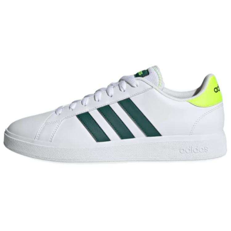 Adidas Adidas GRAND COURT Slip Resistant Abrasion Resistant Low top Skateboard Shoes Men's White