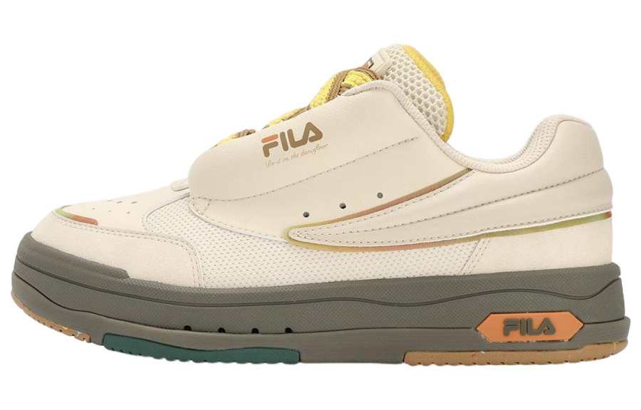 FILA Mix Low Skate Shoes 'Cream White Green' Women's