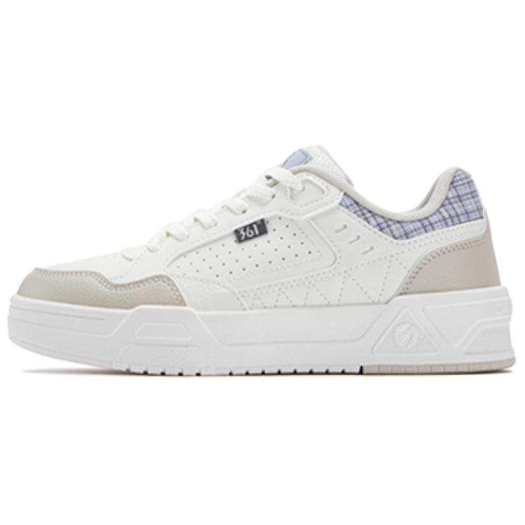 361° Wear resistant And Lightweight Low top Skateboard Shoes Women's White Purple