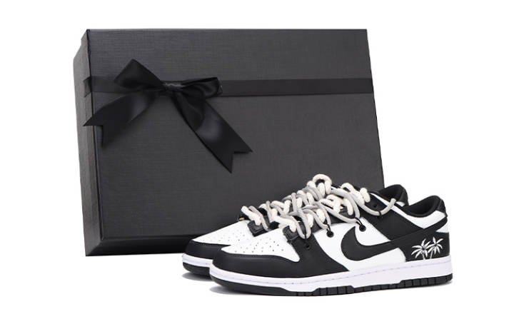 Nike Nike Dunk Slip Resistant Abrasion Resistant Slip Resistant Abrasion Resistant Low top Skateboard Shoes Women's Black