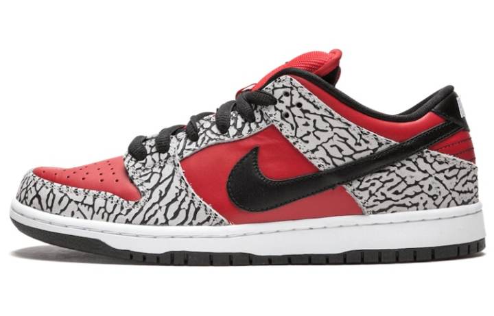 Nike Nike Sb Dunk Low Supreme Red Cement The Design Museum Charity Campaign