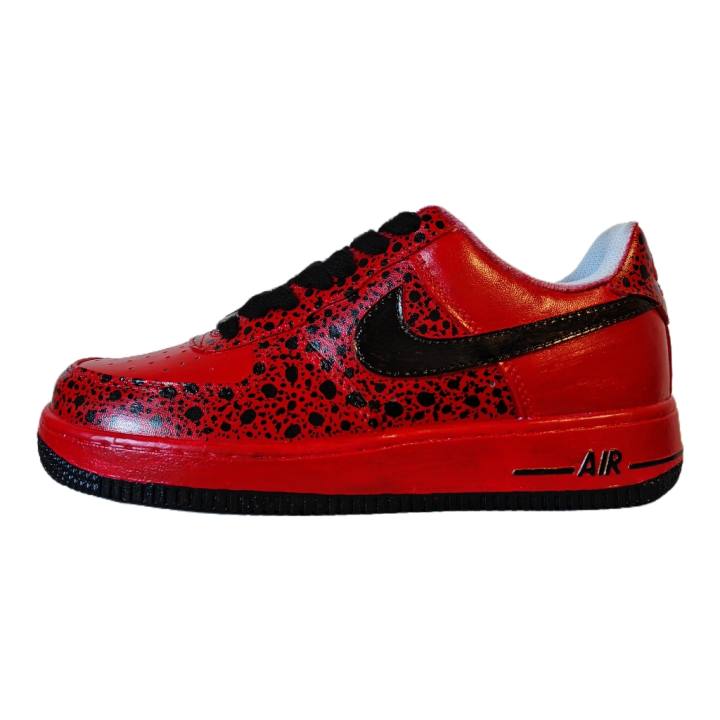 Nike Nike Air Force 1 Low top Skateboard Shoes Men's Red