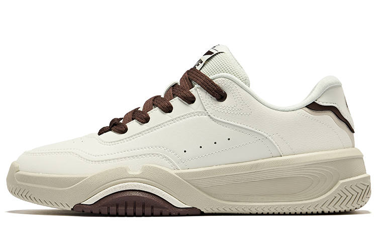 Erke Caramel Latte 2.0 Slip Resistant Abrasion Resistant Low top Skateboard Shoes Men's Microcrystal White Coffee