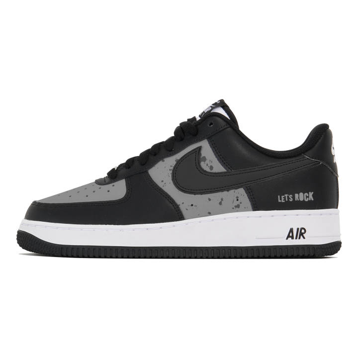 Nike Nike Air Force 1 Slip Resistant, Abrasion Resistant, Lightweight Low top Skateboard Shoes Unisex Black Gray