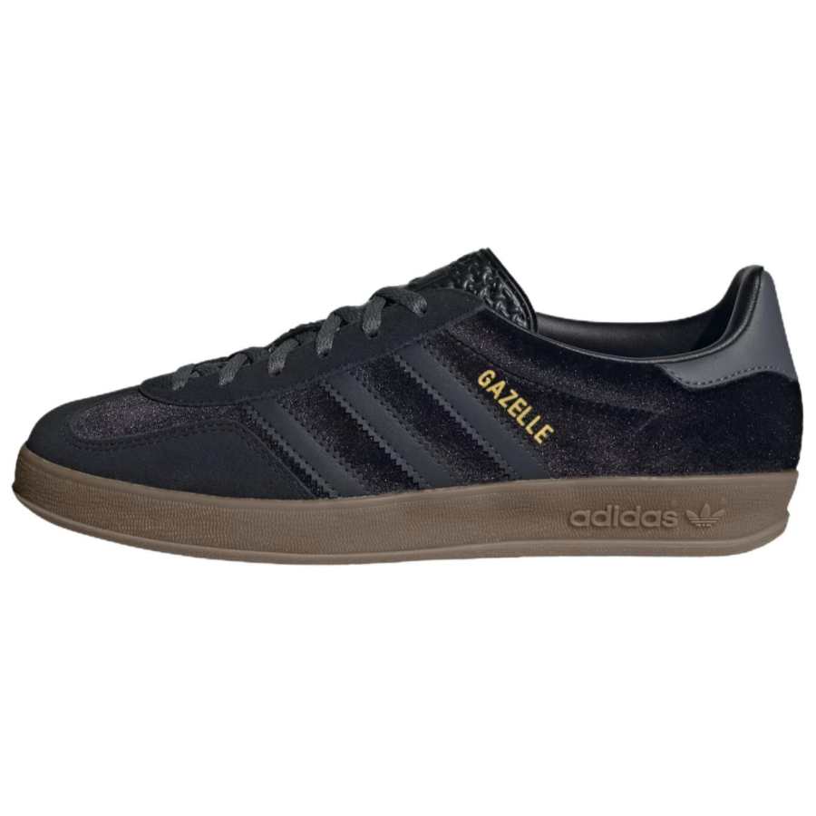 Adidas Originals Gazelle Wmns Adidas Originals Indoor 'Black Carbon Velvet' Women's
