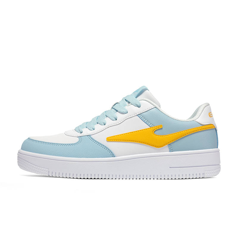 Erke Low top Skateboard Shoes Men's White Blue