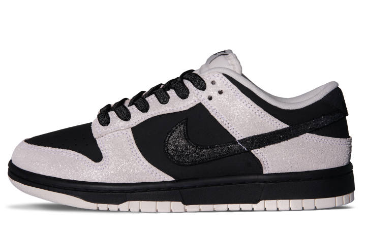 Nike Nike Dunk Starry Slip Resistant Abrasion Resistant Low top Skateboard Shoes Unisex Black White