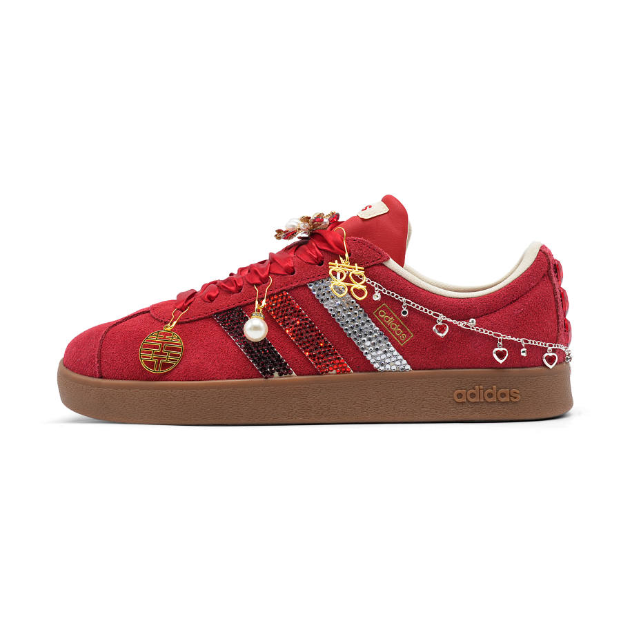 Adidas Adidas Vl Court Classic Eternal Bond Low top Skateboard Shoes Women's Red