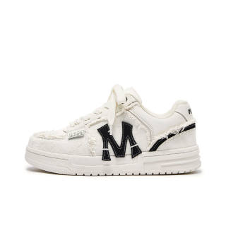 MQMS Distressed Aesthetics Collection Designer Shoes M Shiro Trendy Shoes Abrasion Resistant Height Increasing Low top