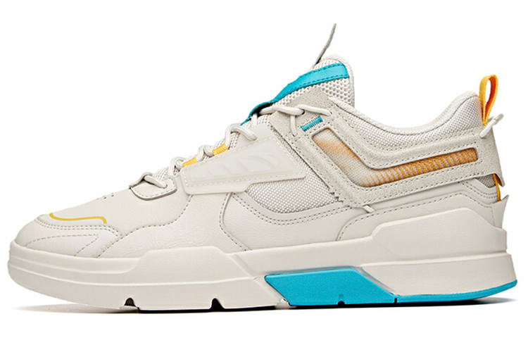 Anta Life Collection Low top Skateboard Shoes Men's Gray Yellow