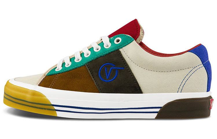 Vans Vans Og Sid Lx Retro Casual Skateboarding Shoes Unisex Multi Color Splicing
