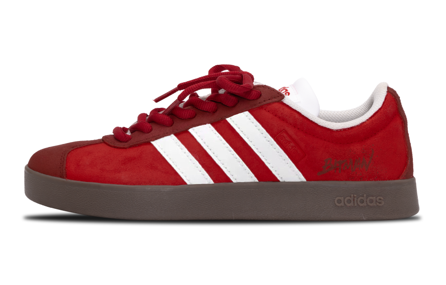 Adidas Adidas VL COURT 2.0 Slip Resistant, Abrasion Resistant, Breathable Low top Skateboard Shoes Unisex Red