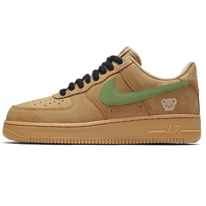 Nike Nike Air Force 1 Abrasion Resistant Abrasion Resistant Low top Skateboard Shoes Unisex Brown