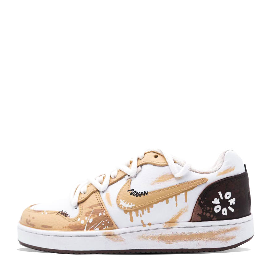 Nike Nike EBERNON Cheese Dark Chocolate Abrasion Resistant Abrasion Resistant Low top Skateboard Shoes Men's Coffee