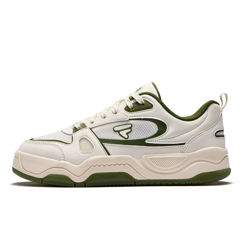 FILA FUSION BANK III Low top Skateboard Shoes Women's Snow Cyan Sauce