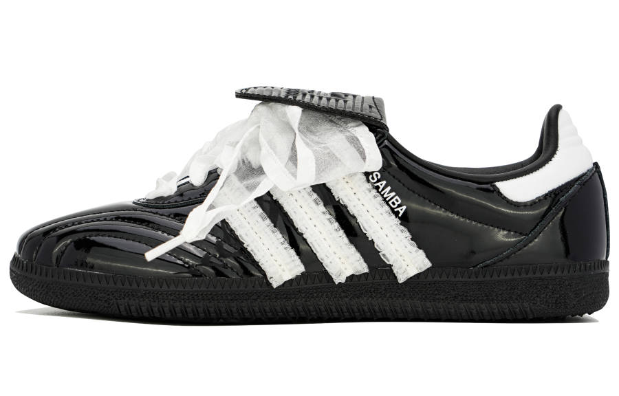 Adidas Originals Samba LT Abrasion Resistant Low top Skateboard Shoes Women's Black White