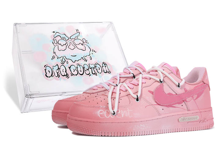 Nike Nike Air Force 1 Low top Skateboard Shoes Women's Pink