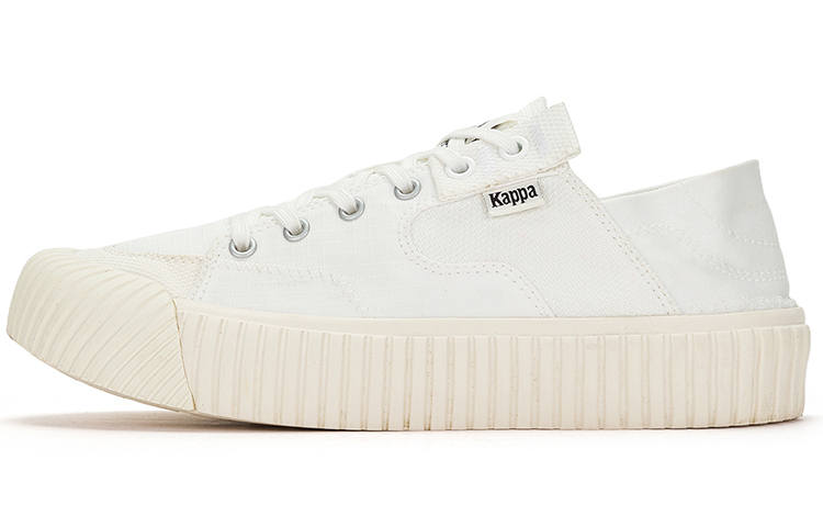 Kappa Slip Resistant Abrasion Resistant Slip Resistant Abrasion Resistant Low top Skateboard Shoes Unisex White