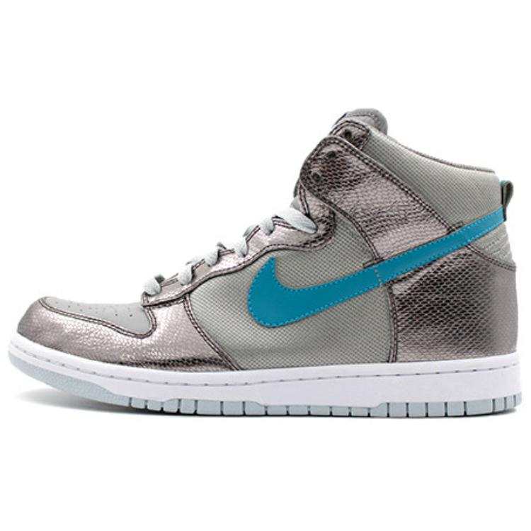 Nike Nike Dunk Slip Resistant Abrasion Resistant Mid top Skateboard Shoes Women's Gray