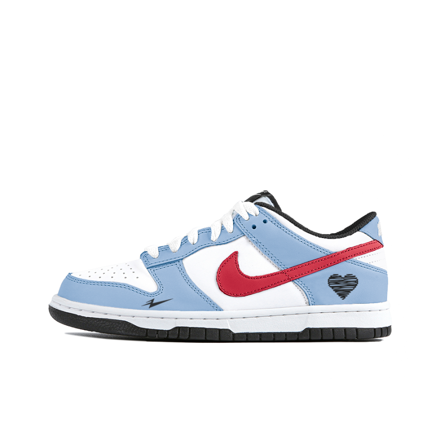 Nike Nike Dunk Look At Ido Slip Resistant Abrasion Resistant Low top Skateboard Shoes Unisex Blue