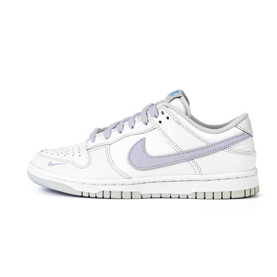 Nike Nike Dunk Nan, Small Flower Slip Resistant Abrasion Resistant Low top Skateboard Shoes Women's White Purple