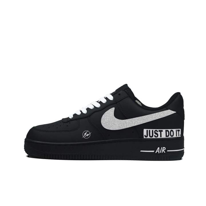 Nike Nike Air Force 1 Leather Coverage Thermal Coverage Low top Skateboard Shoes Unisex Black