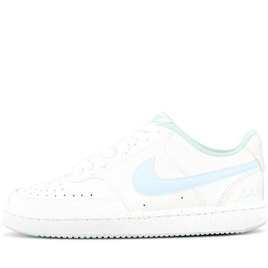 Nike Nike Court Vision Leather Abrasion Resistant Lightweight Low top Skateboard Shoes Women's Ivory