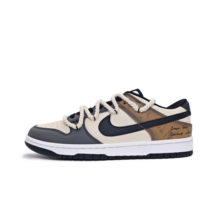 Nike Nike Dunk Bach Old Testament Abrasion Resistant Low top Skateboard Shoes Unisex Beige Brown