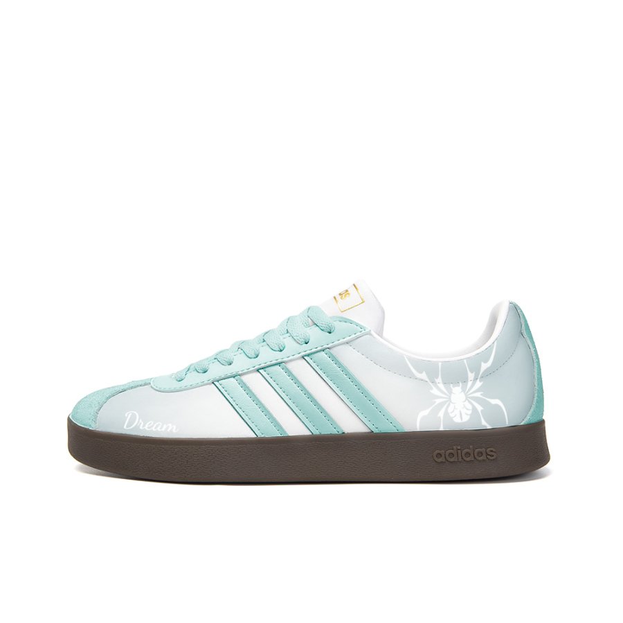 Adidas Neo VL Court 2.0 Slip Resistant Abrasion Resistant Low top Skateboard Shoes Unisex Cyan