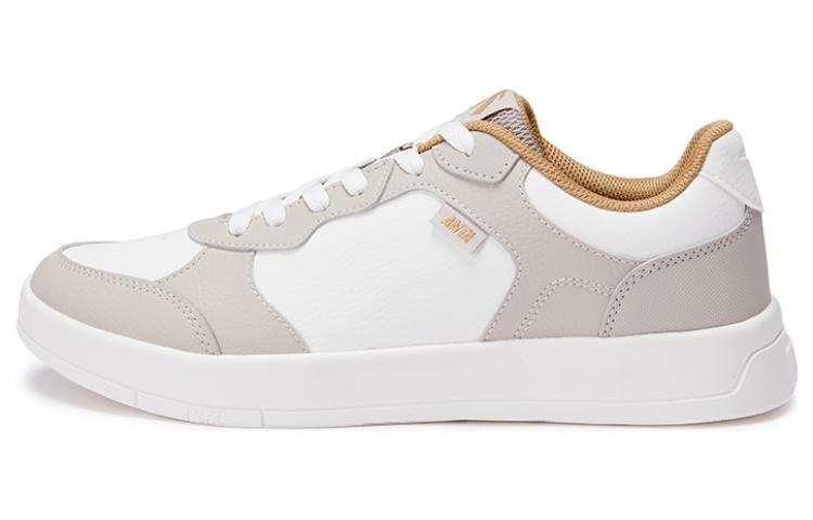 Anta Life Collection Thermal Slip Resistant Low top Skateboard Shoes Men's Light Brown