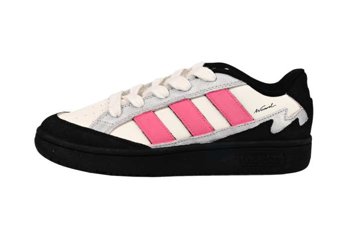 Adidas Adidas WCARD ADV Peach Bandages SAML Abrasion Resistant Low top Skateboard Shoes Unisex Pink White
