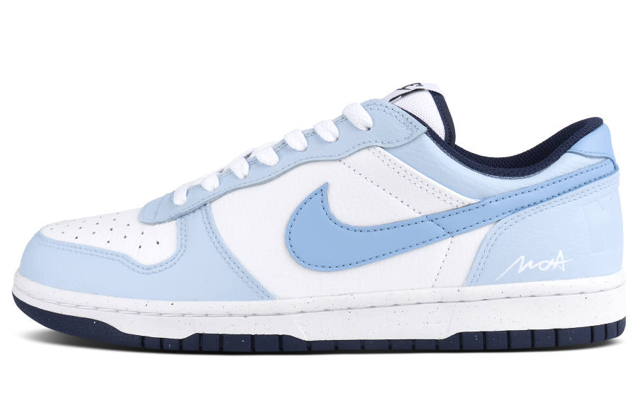 Nike Nike Big Abrasion Resistant Low top Skateboard Shoes Men's Milk Blue