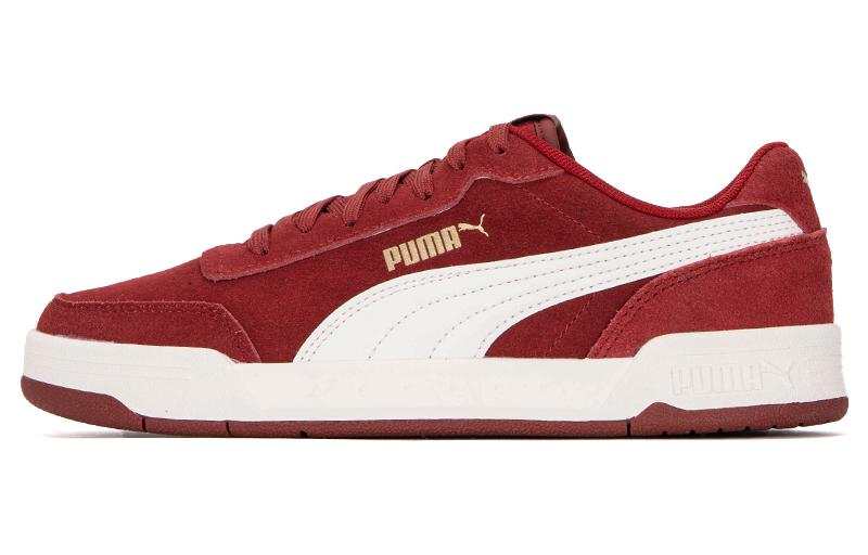 PUMA Caracal Sd Leather Low top Skateboard Shoes Unisex Red White