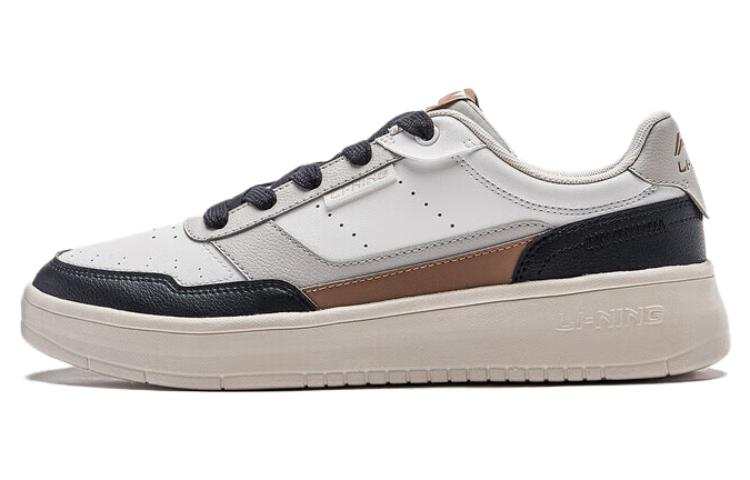 Li-Ning Li Ning Qingyi Lightweight Low top Skateboard Shoes Men's White Black Gray