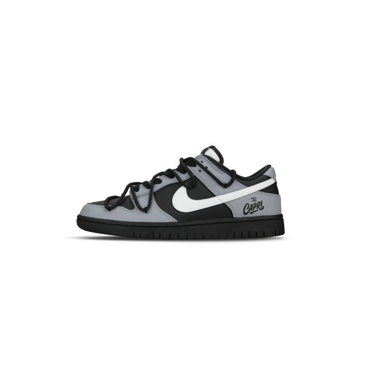 Nike Nike Dunk Abrasion Resistant Low top Skateboard Shoes Unisex Black Gray