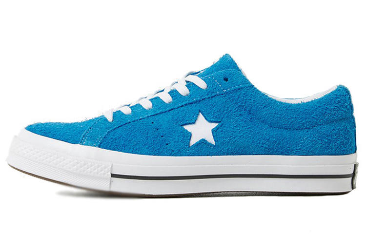 Converse One Star Vintage Suede Low Top Blue Hero Blue Hero Slip Resistant Abrasion Resistant