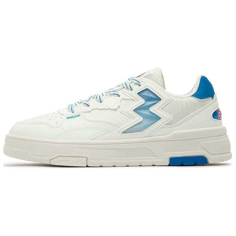 361° Abrasion Resistant Slip Resistant Low top Skateboard Shoes Women's White Blue