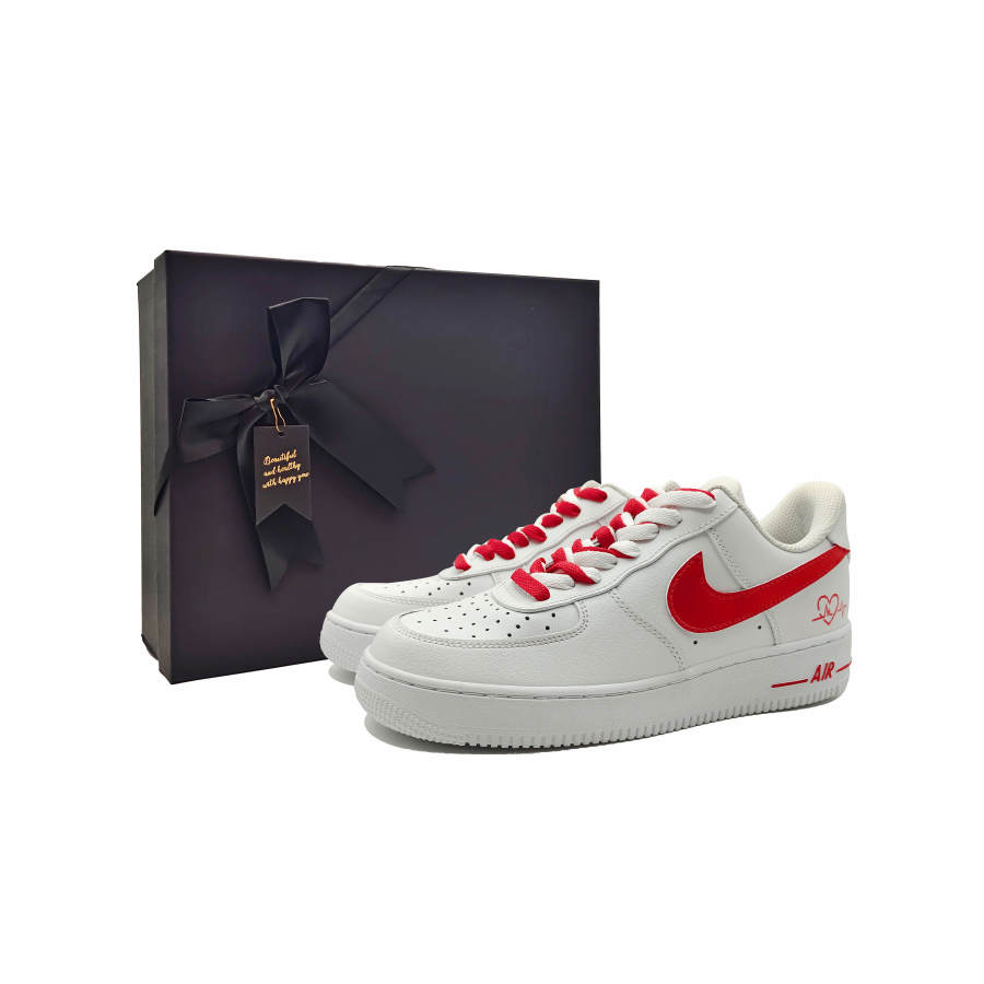 Nike Nike Air Force 1 CNY Collection, Heartfelt Connection Abrasion Resistant Height Increasing Low top Skateboard Shoes