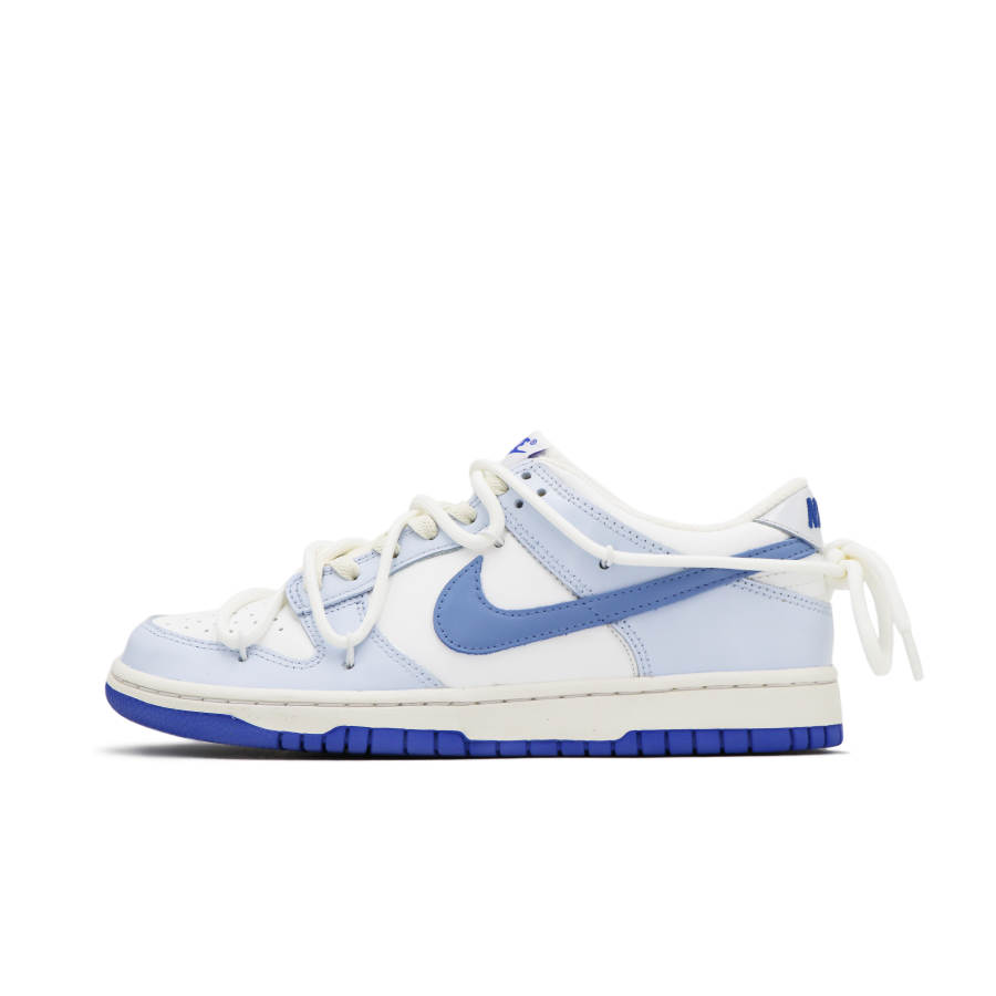 Nike Nike Dunk Slip Resistant, Abrasion Resistant, Lightweight Low top Skateboard Shoes GS Blue White