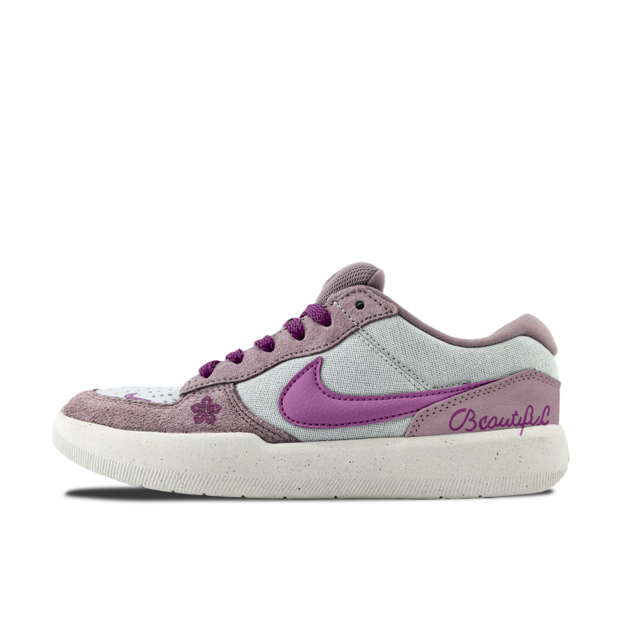Nike Nike SB Force 58 Abrasion Resistant Abrasion Resistant Low top Skateboard Shoes Unisex Gray Purple