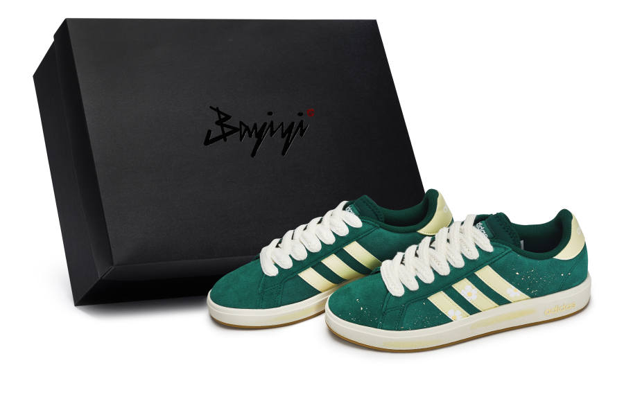 Adidas Adidas Grand Court Base 00s 811 Manufacturing, Spring Flower, Special Shoe Box Low top Skateboard Shoes Unisex