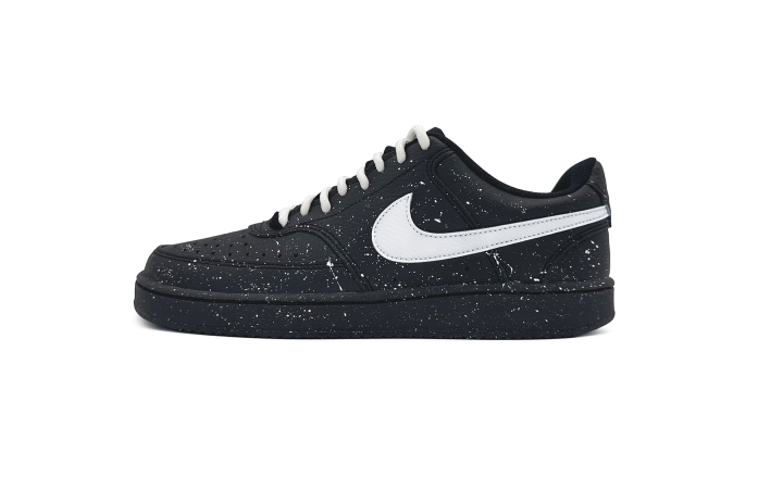 Nike Nike Court Vision Slip Resistant Abrasion Resistant Low top Skateboard Shoes Unisex Black White