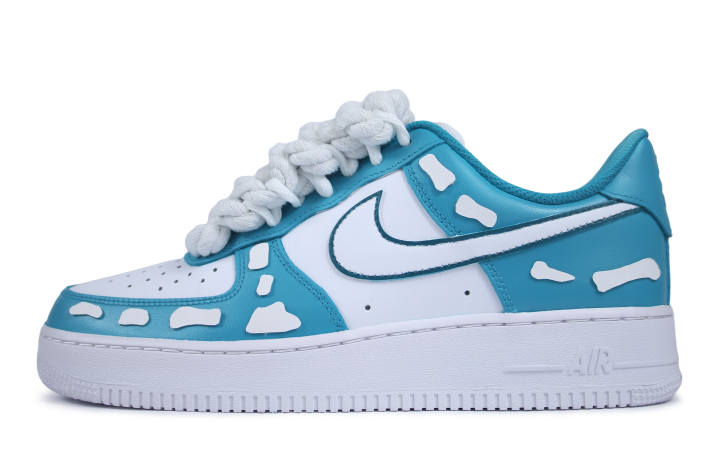 Nike Nike Air Force 1 Skateboard Shoes Women's Low Top White/Blue