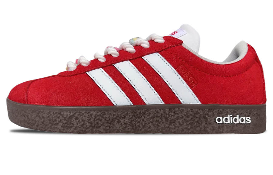 Adidas Neo VL Court 2.0 Suede Breathable Moisture Wicking Breathable Moisture Wicking Low top Skateboard Shoes Unisex