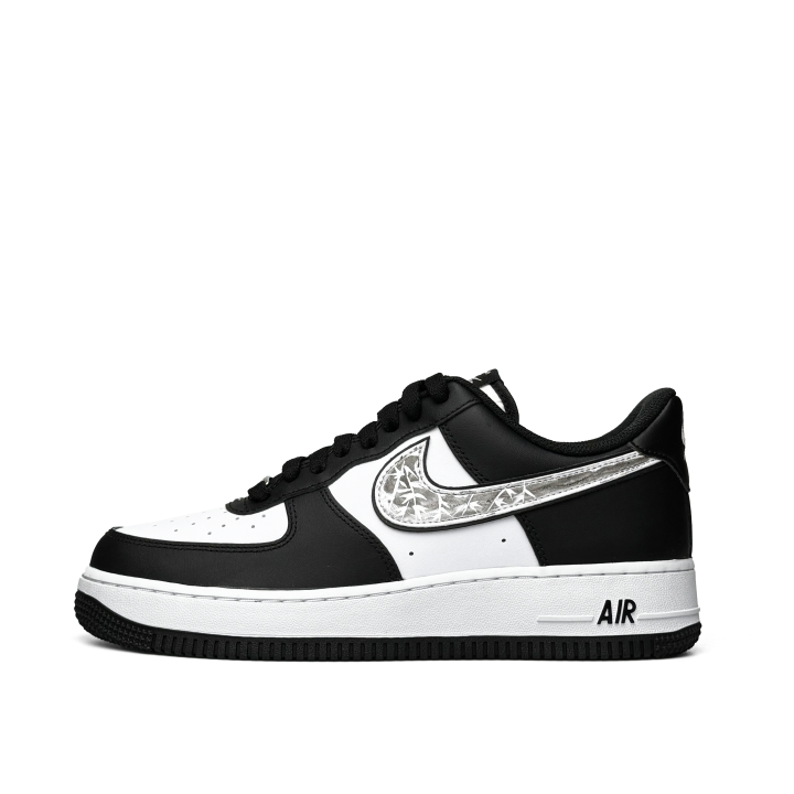 Nike Nike Air Force 1 Abrasion Resistant Slip Resistant Low top Skateboard Shoes Unisex Black White