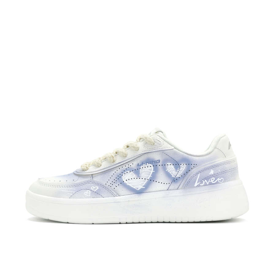 Li-Ning Li Ning Sourdough Slip Resistant Abrasion Resistant Low top Skateboard Shoes Women's Light Purple