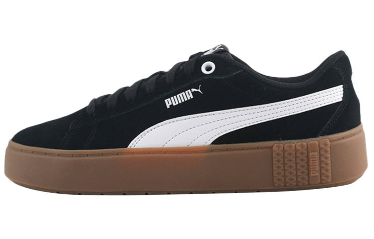 PUMA Smash Platform V2 Suede 'Black Gum' Women's