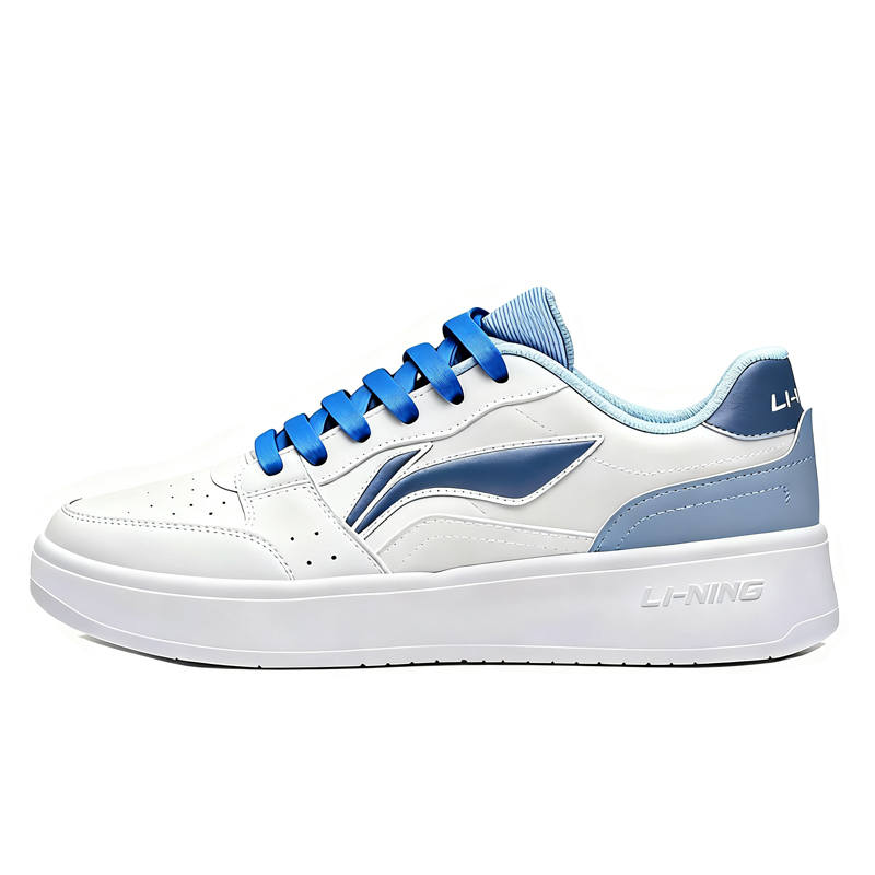 Li-Ning Li Ning Low top Skateboard Shoes Unisex White Blue