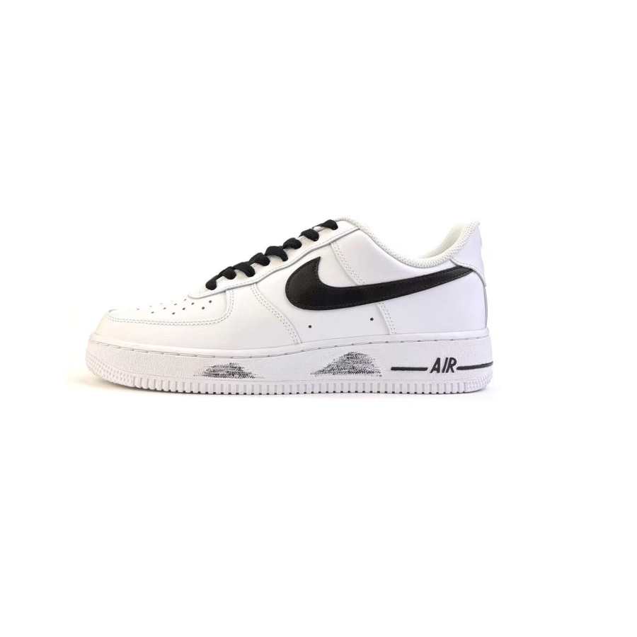 Nike Nike Air Force 1 Eye Of Sky Abrasion Resistant Abrasion Resistant Low top Skateboard Shoes Unisex Black White